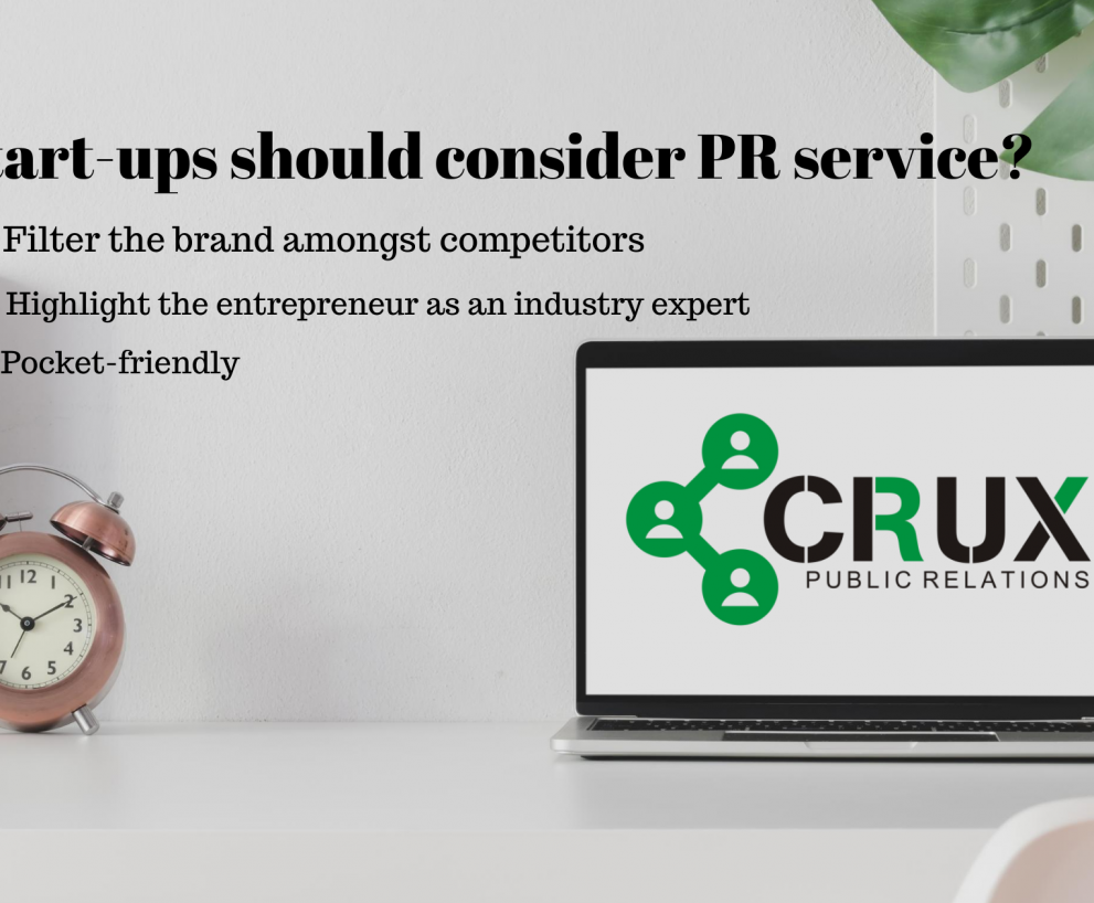 Why should start-ups consider PR service?
